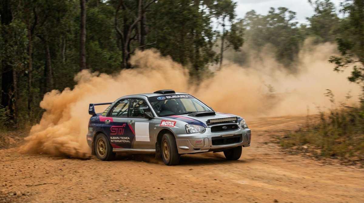 老司机拉力赛车视频-斯巴鲁WRX STI改装